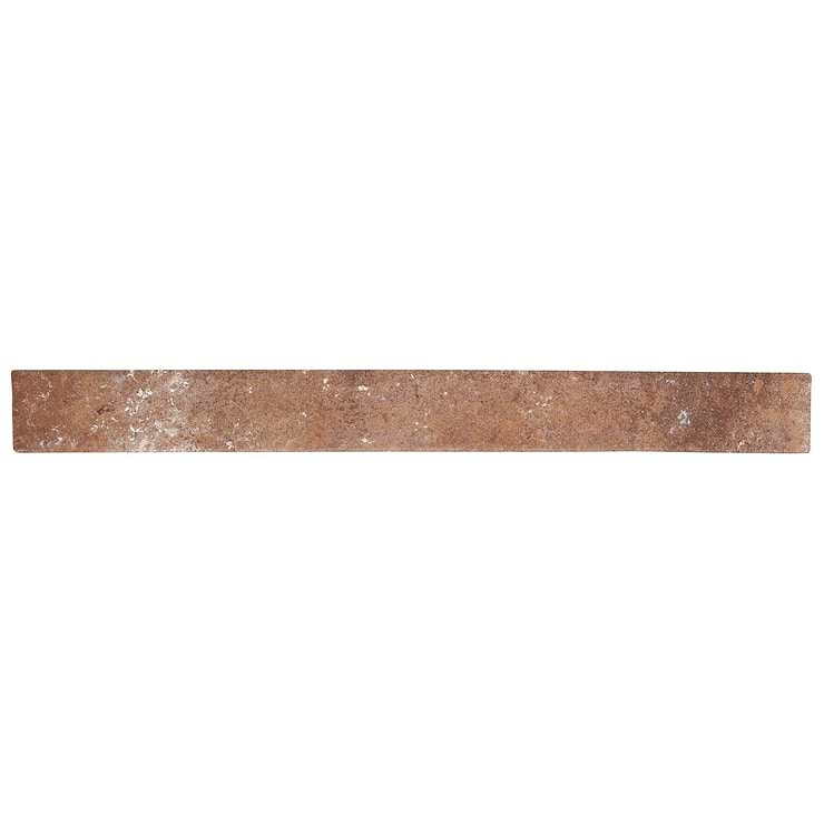 English Brick Red 2x18 Matte Porcelain Tile