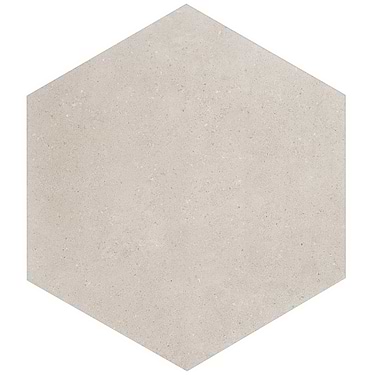 Pergola Taupe Beige 12.5" Hexagon Matte Porcelain Tile