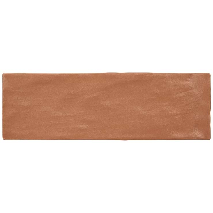 Montauk Terracotta 2x8 Mixed Finish Ceramic Subway Tile