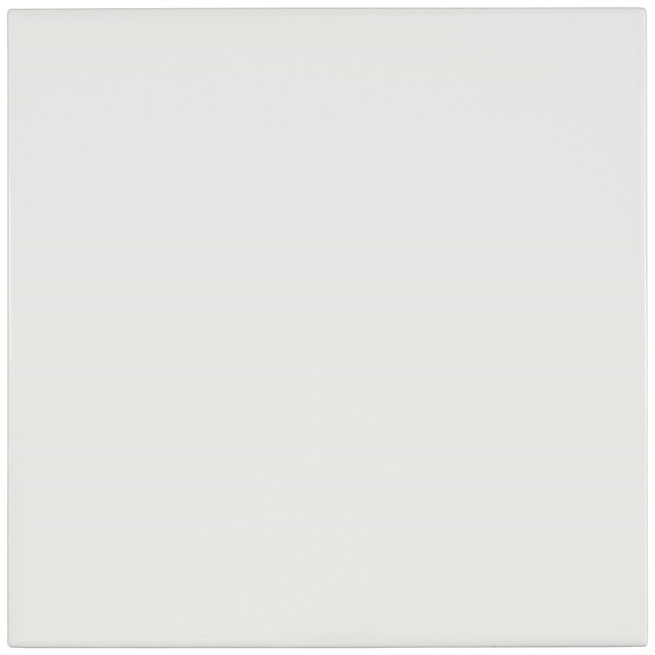 Disco-Vivir Panna White 8x8 Polished Ceramic Wall Tile