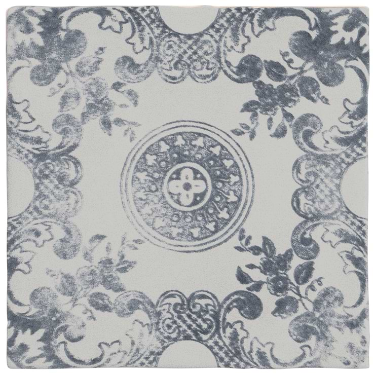 Paula Purroy Talia Cala Blue 5x5 Matte Ceramic Tile