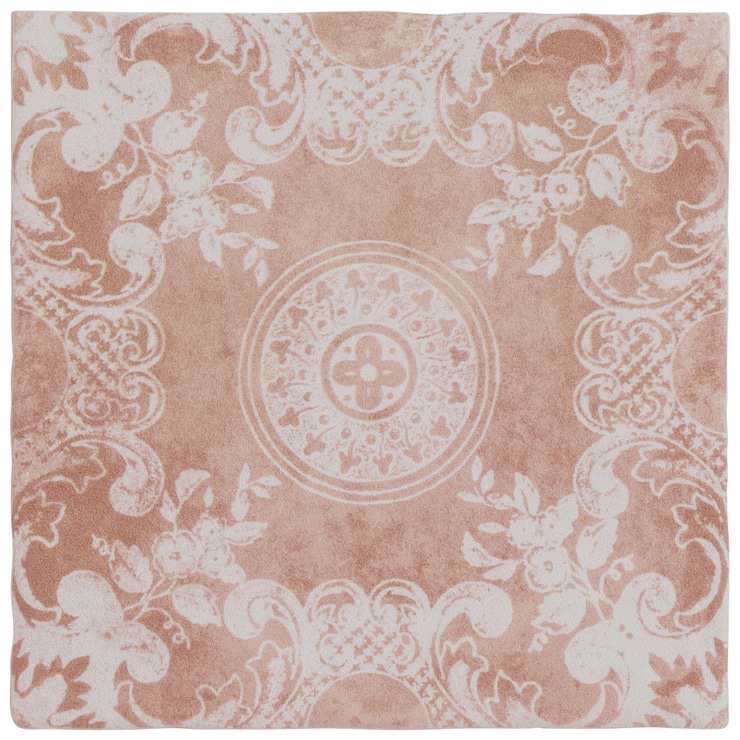 Paula Purroy Talia Cala Terracotta 5x5 Matte Ceramic Tile