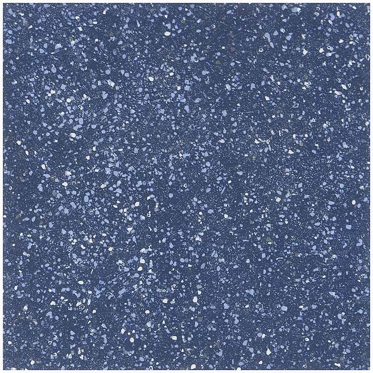 Art Geo by Elizabeth Sutton Terrazzo Blue 8x8 Matte Porcelain Tile