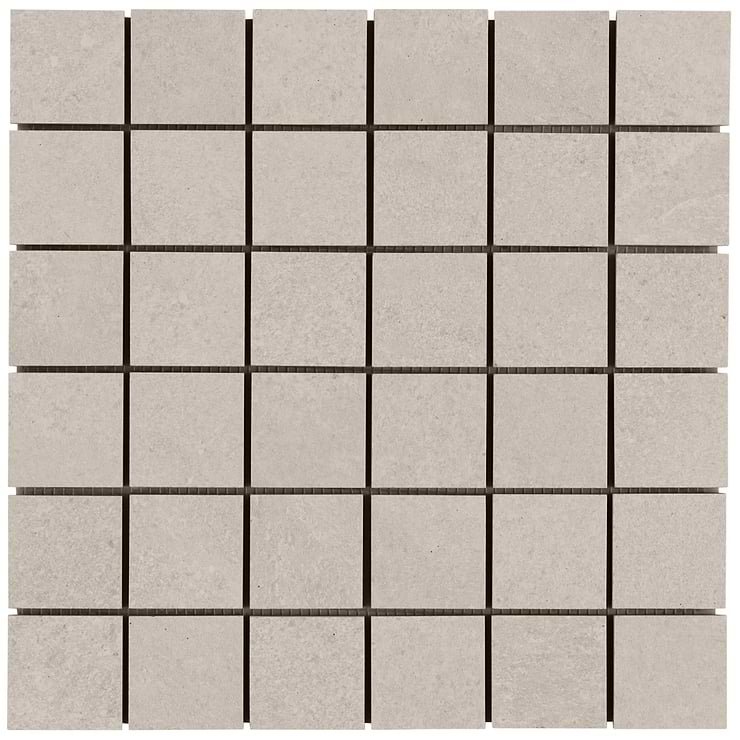 Era Crema Beige 2x2 Limestone Look Matte Porcelain Mosaic Tile