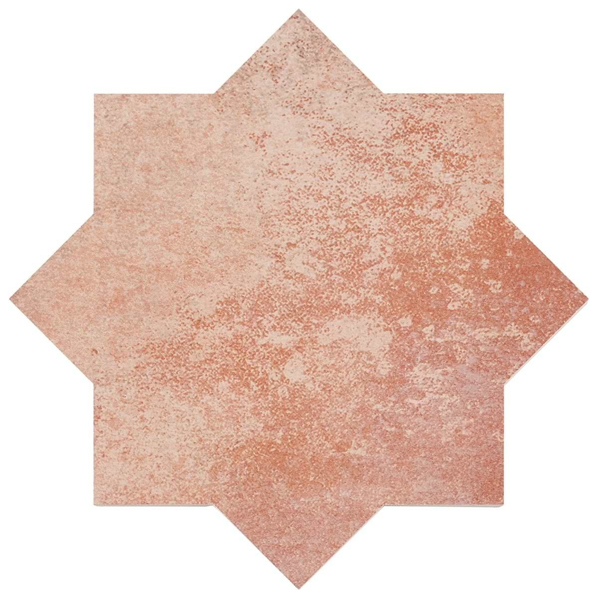 Burgos Terracotta Brick 4-Way Matte Porcelain Border Connector