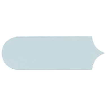 Parry Blue 3x8 Fishscale Glossy Ceramic Tile
