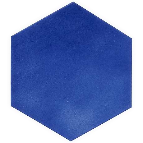 Cavallo Poseidon Blue 7" Hexagon Glossy Porcelain Tile