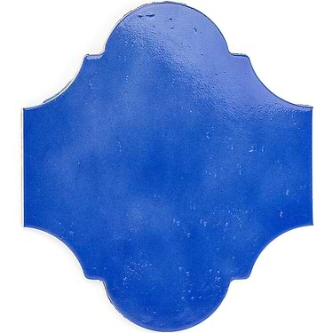 Cavallo Poseidon Blue 8x10 Arabesque Glazed Porcelain Tile