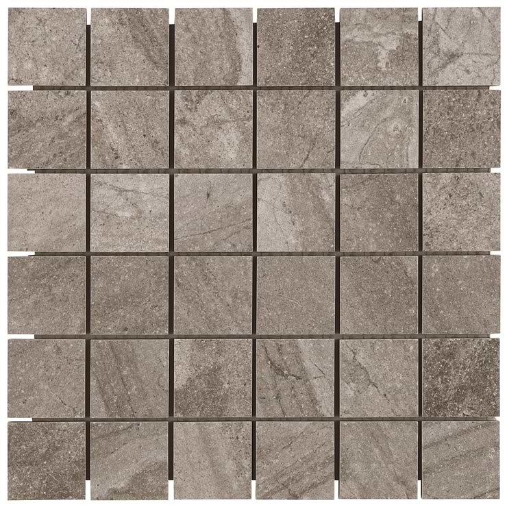 Santo Pearl Gray 2x2 Matte Porcelain Mosaic Tile