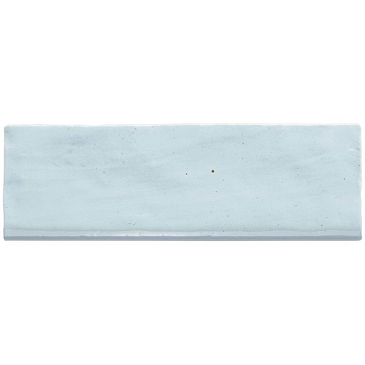 Portmore Sky 3x8 Glossy Ceramic Bullnose