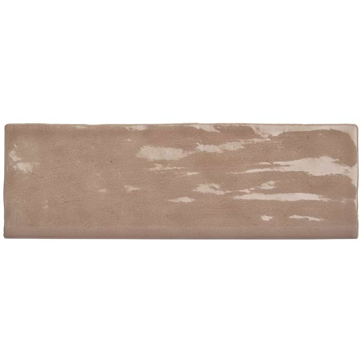 Portmore Taupe 3x8 Glazed Ceramic Bullnose