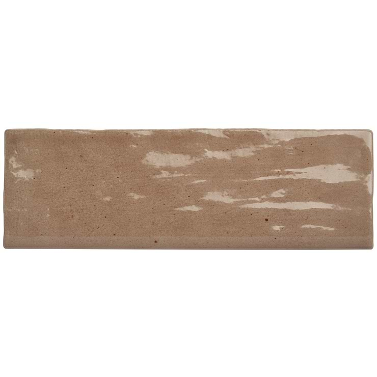 Portmore Taupe 3x8 Glazed Ceramic Bullnose