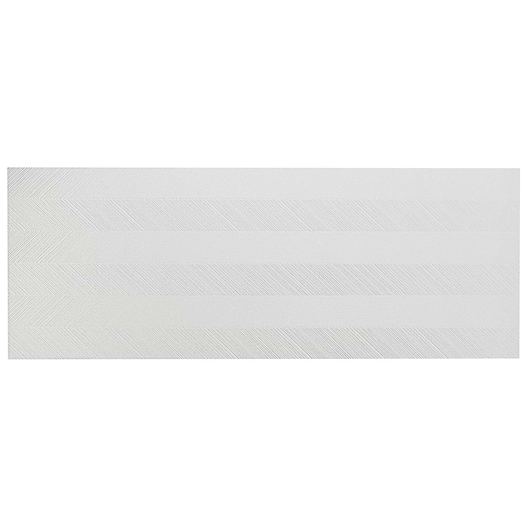 Plaster Weave White 18x48 Textured Matte Ceramic Tile