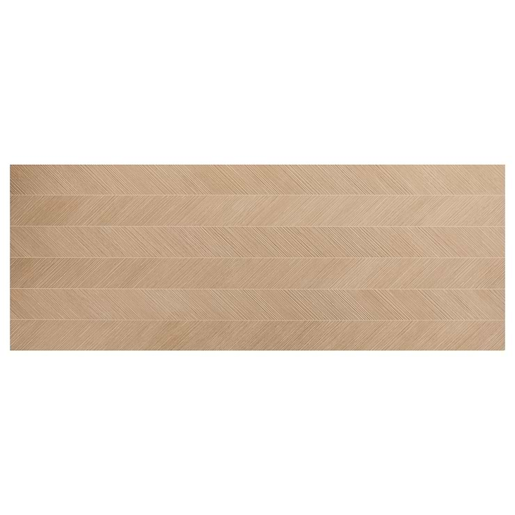 Briona Hazelnut Brown 18x48 Textured Wood Look Matte Ceramic Tile