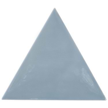 Bellami Triangulo Azul Blue 4x5 Polished Ceramic Tile