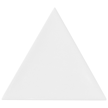 Bellami Triangulo Bianco White 4x5 Polished Ceramic TIle