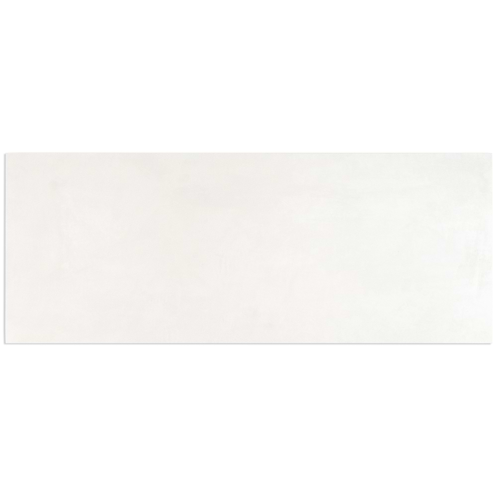 Instinct Murmur Talc White 12x32 Textured Matte Ceramic Wall Tile