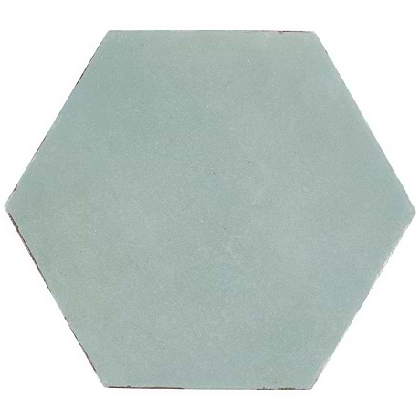 Sasha Hex Green 6" Hexagon Matte Porcelain Tile