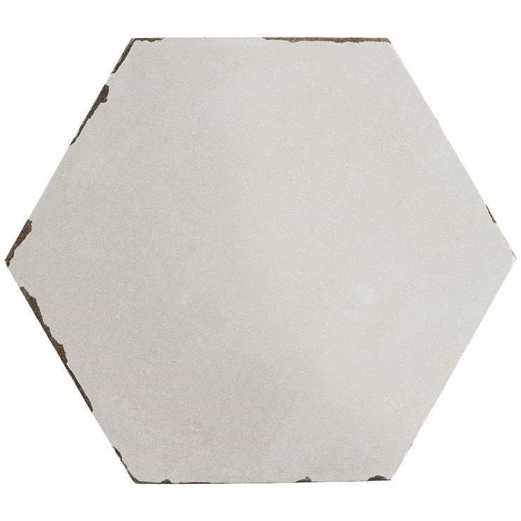 Sasha Hex Tiberio Taupe 6 " Matte Porcelain Hexagon Tile