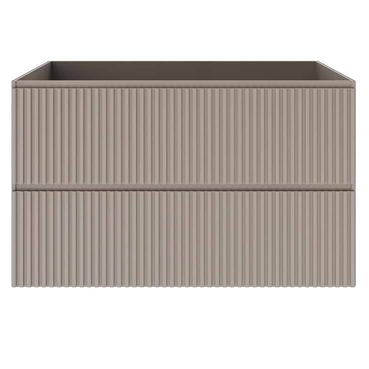 Linear Taupe 36" Single Vanity without Top