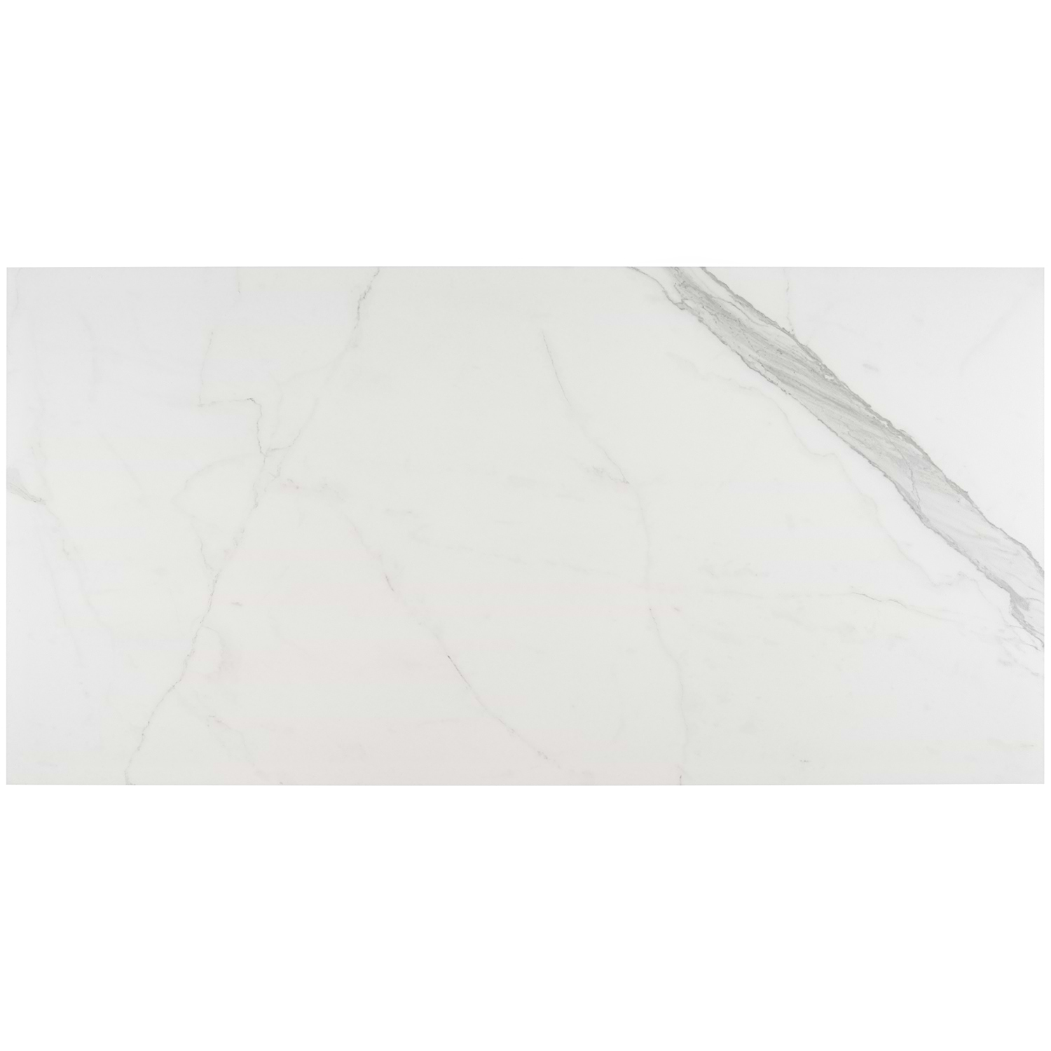 TileBarXL Marmi Bianco Venato Matte 24"x48 Porcelain Tile