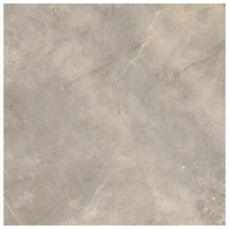 Autograph Grand Grigio Gray 48x48 Marble Look Satin Porcelain Tile