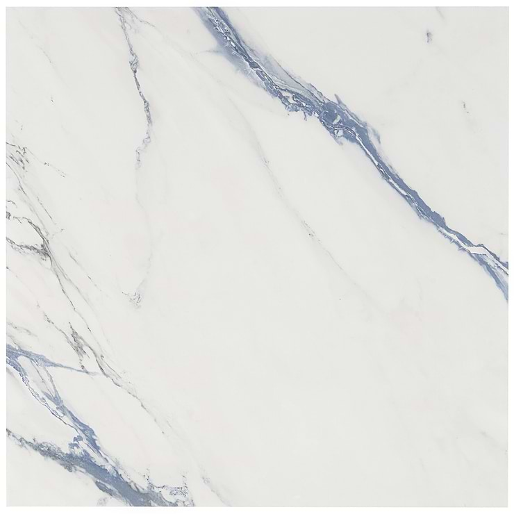 Calacatta Azur 24x24 Polished Porcelain Tile