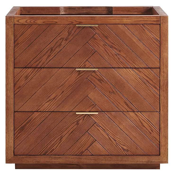 Marilyn Woodgrain 36" Single Vanity without Top