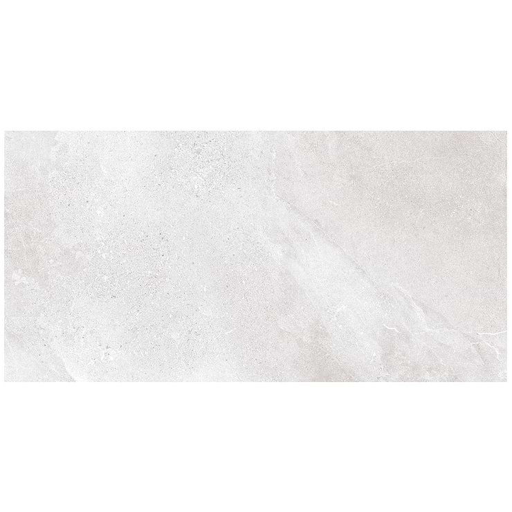 Lune Ice Light Gray 24x48 Matte Porcelain Tile