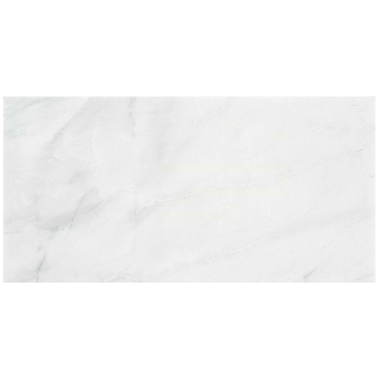 Alaska White 12x24" Honed Marble Tile