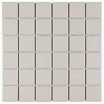 Serenity Pearl Beige 2x2 Matte Porcelain Mosaic Tile