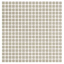 Venini Beige 1/2" Mini Square Frosted Glass Mosaic Tile