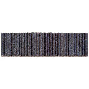 Easton Summit Summit Textured Denim Dark Blue 2x9 Handmade Clay Brick Subway Tile