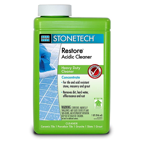 Laticrete Restore Acidic Heavy Duty Cleaner Concentrate for Tile & Grout - Quart