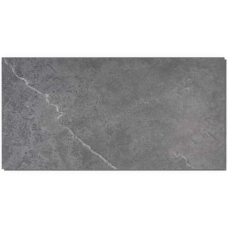 Optoro Juneau Sandstone Dark Gray 28mil Wear Layer Rigid Core Click 12x24 Luxury Vinyl Tile