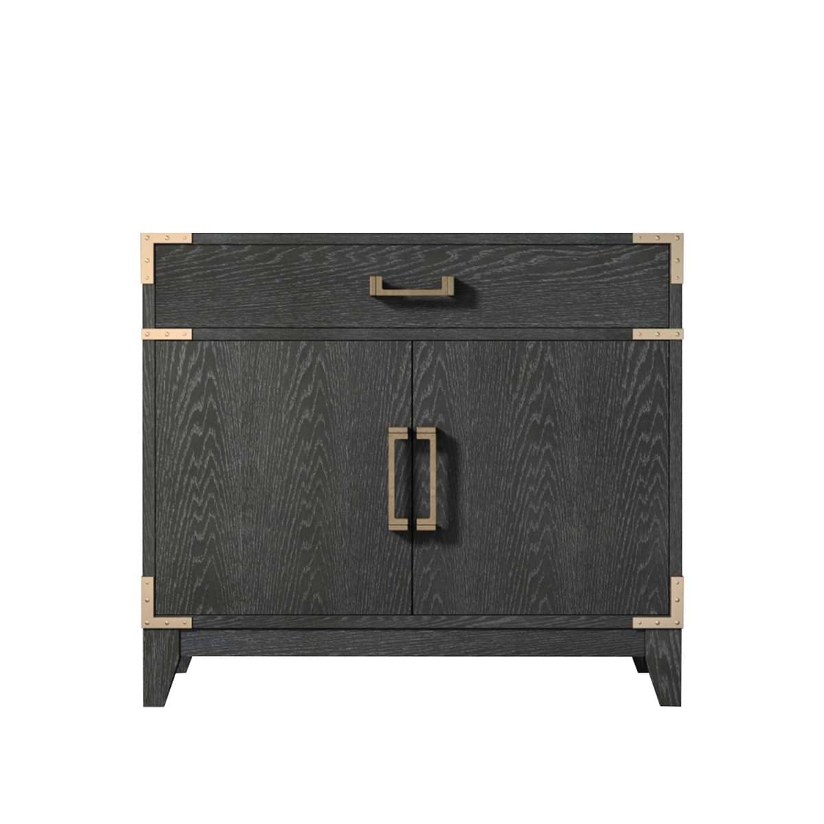 Aiden Black Oak 36" Single Vanity without Top