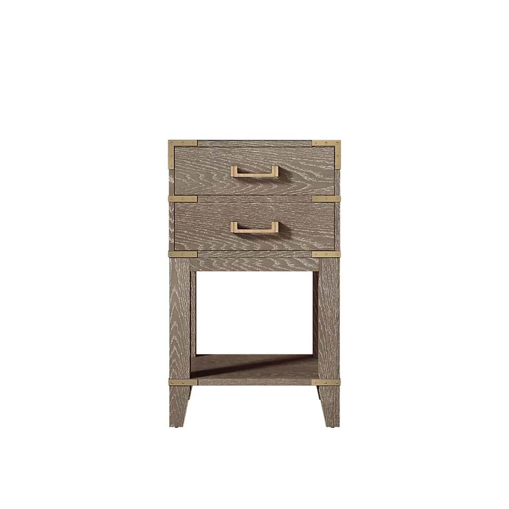 Calico Gray Oak 20" Single Vanity without Top