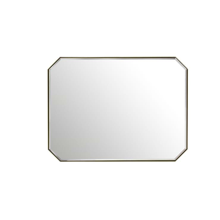 James Martin Vanities Rohe Champagne Brass 30x40" Octagonal Mirror