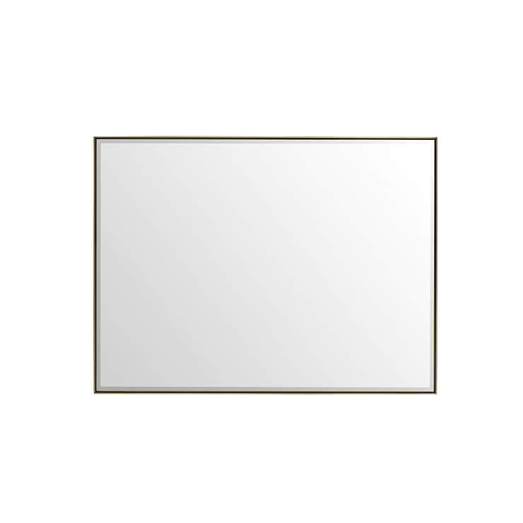 James Martin Vanities Rohe Champagne Brass 30x40" Rectangle Mirror