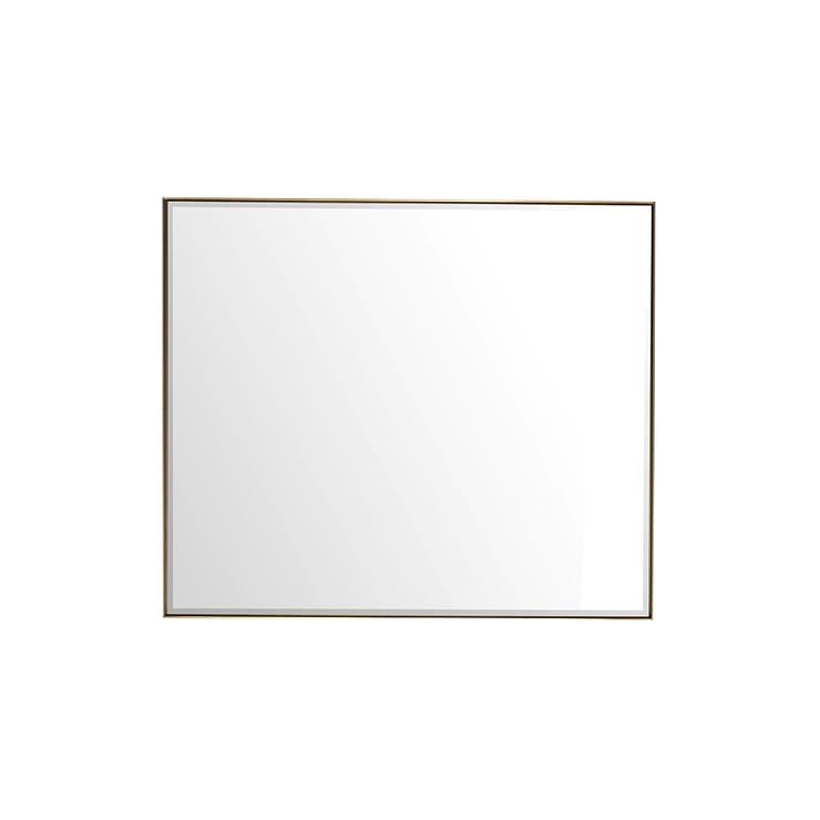 James Martin Vanities Rohe Champagne Brass 36x42" Rectangle Mirror