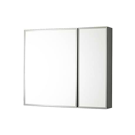 Vita Beveled 25x26" Rectangle Recessed or Wall Mounted Medicine Cabinet with Mirror