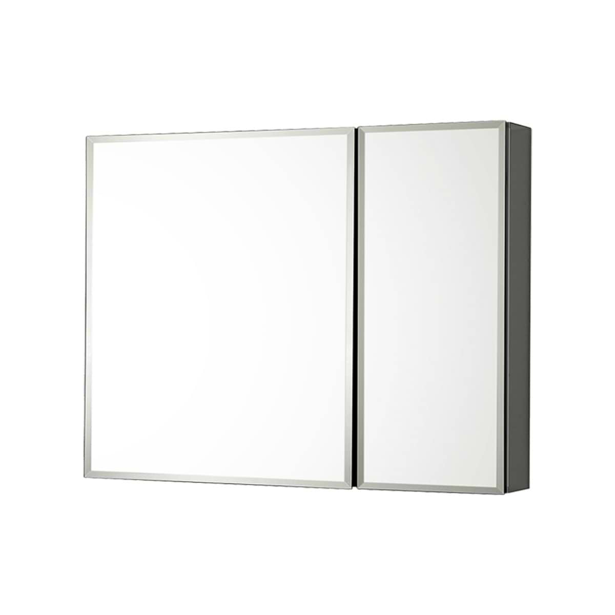 Vita Beveled 30x26" Rectangle Recessed or Wall Mounted Medicine Cabinet with Mirror