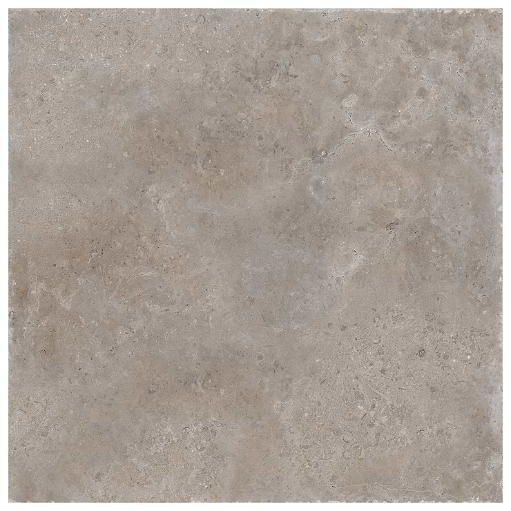 Saint Remy Grigio Gray 36x36 Limestone Look Semi-Polished Porcelain Tile