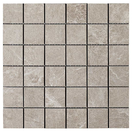 ZenTech Greige Beige 2x2 Matte Porcelain Mosaic Tile