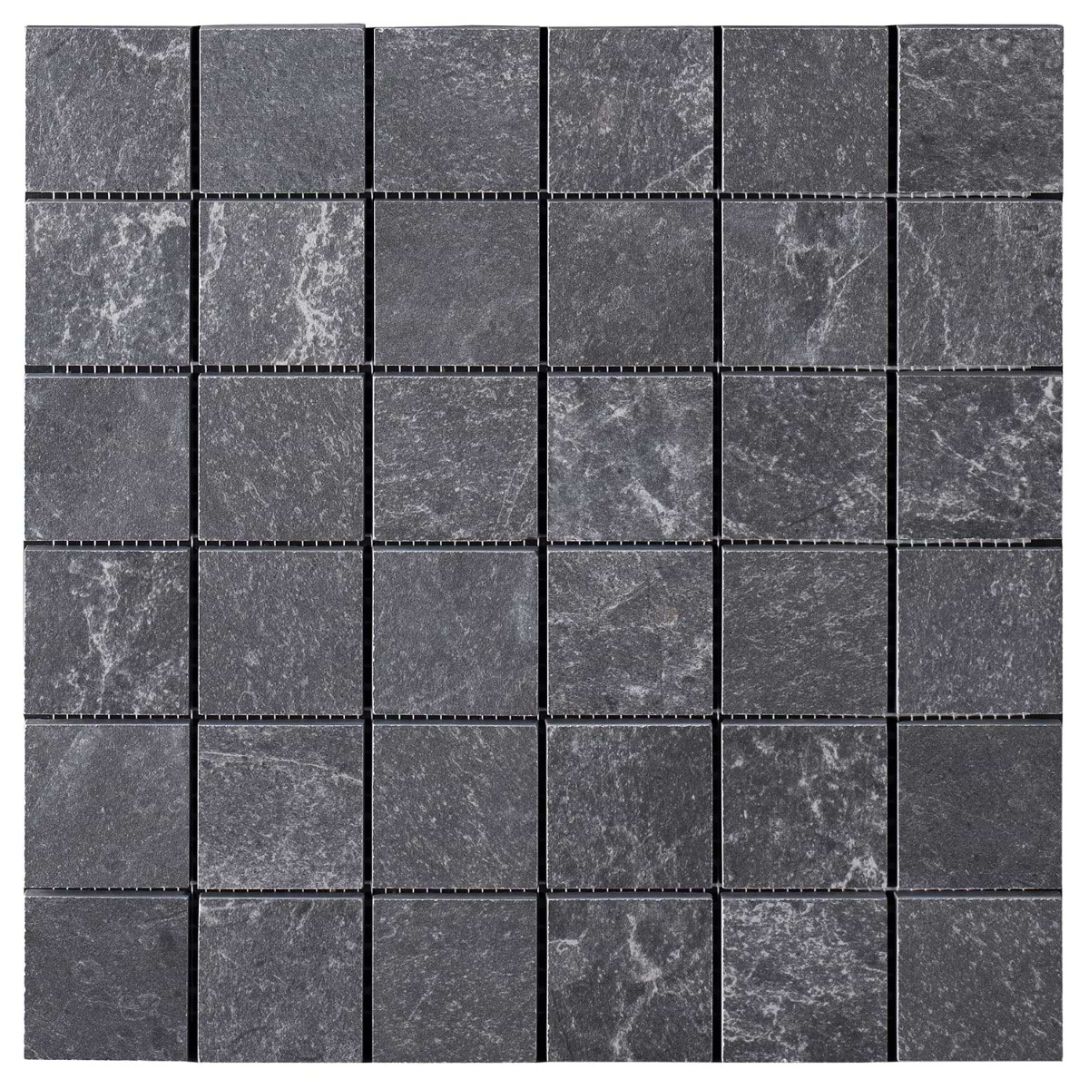 ZenTech Graphite Gray 2x2 Matte Porcelain Mosaic Tile