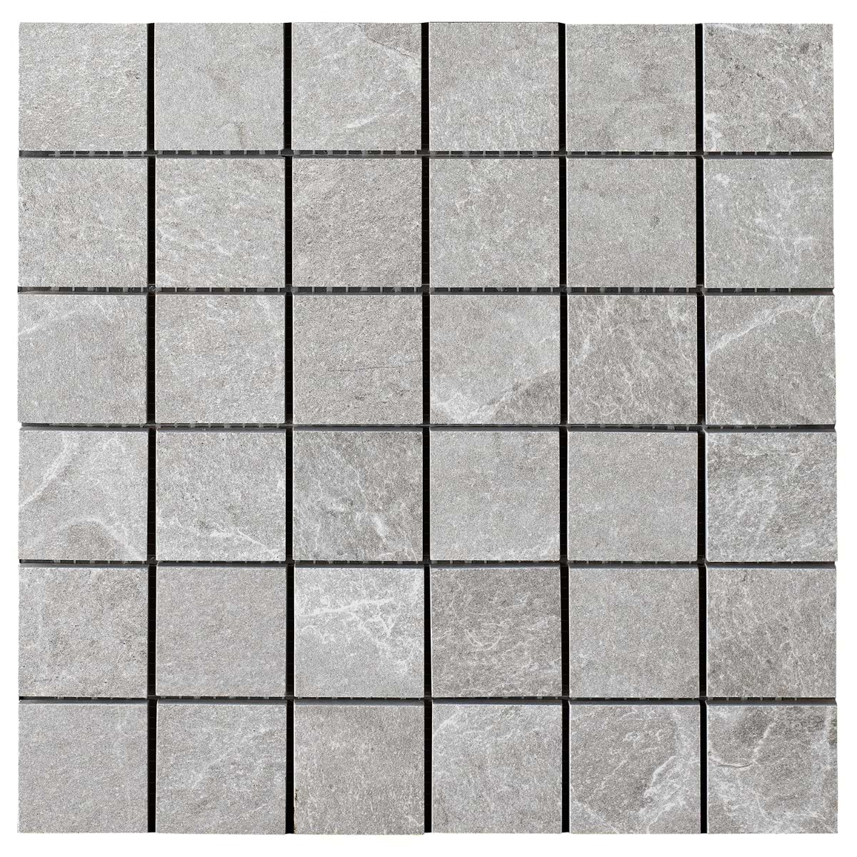 ZenTech Silver Gray 2x2 Matte Porcelain Mosaic Tile