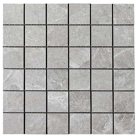 ZenTech Silver Gray 2x2 Matte Porcelain Mosaic Tile