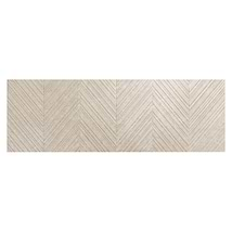 Stoneside Cream Beige Chevron 12x36 Matte Ceramic Tile