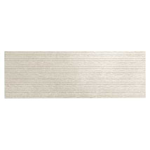 Stoneside Cream Beige Deco 12x36 Matte Ceramic Tile