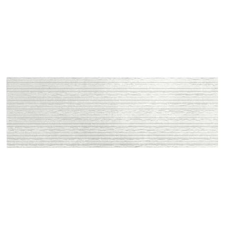 Stoneside Linen Warm Gray Deco 12x36 Matte Ceramic Tile